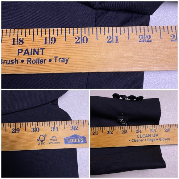 NEW Lauren Ralph Lauren Tuxedo Jacket 42L Mens Larry Classic Fit 100% Wool Black - Picture 4 of 9